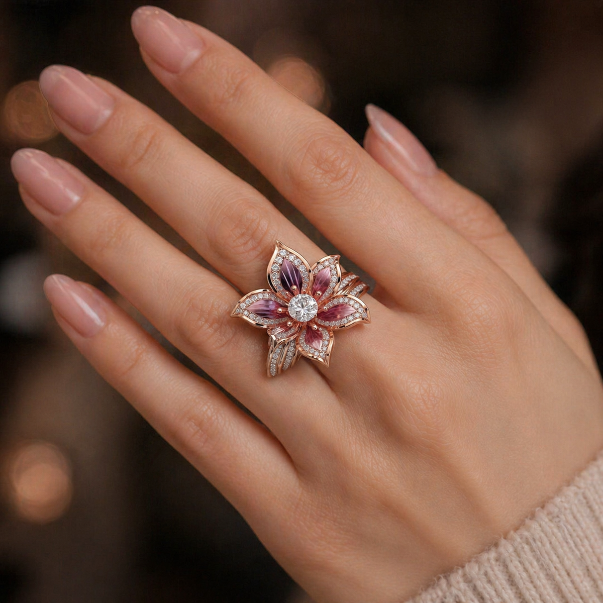 Sakura Blossom Ring