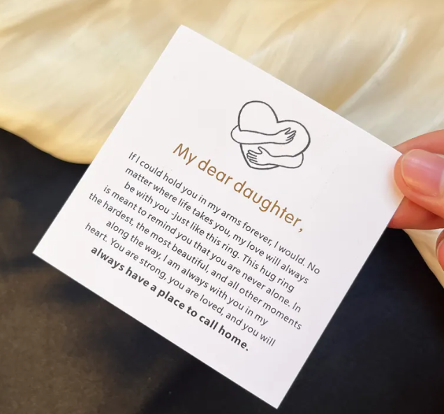 Mia | "Always Have a Place to Call Home" Ring — For My Daughter