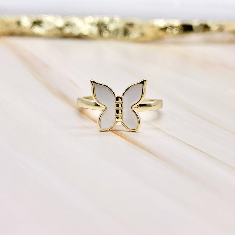 Veronica | Butterfly Spinner Ring