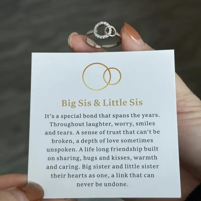 Elena | "Big Sis & Little Sis" Ring — Together Forever