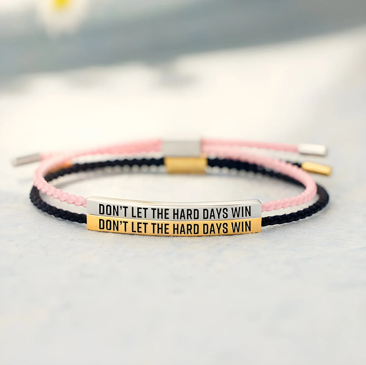 Sandra | "Don't Let The Hard Days Win" Bracelet