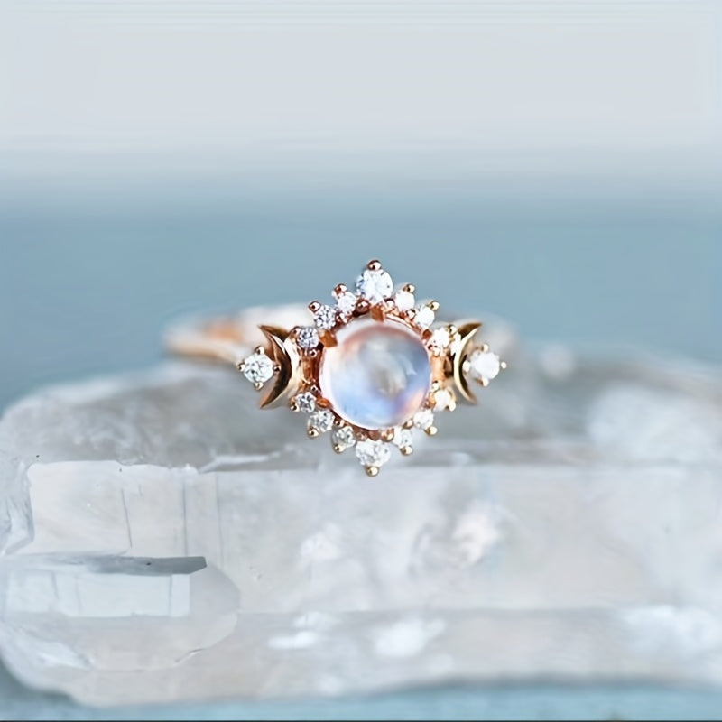 Eliza Moonstone Ring
