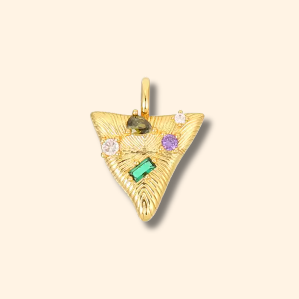 Glamorous Charms with Cubic Zirconia, Gemstones, and Enamel for Your Necklace