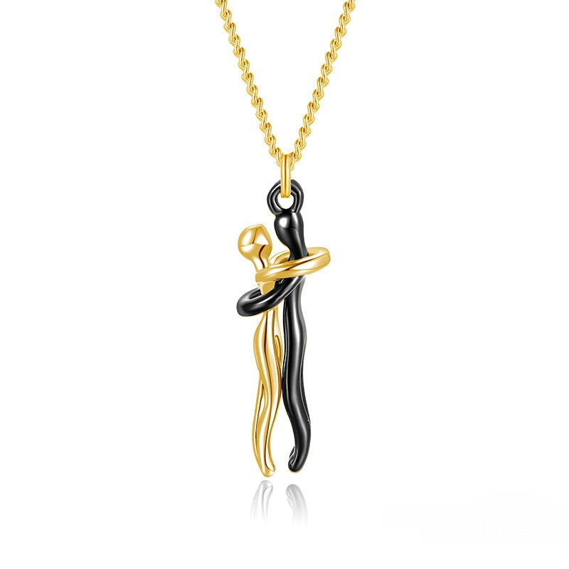 Hug Pendant Necklace: Symbol of Love and Connection