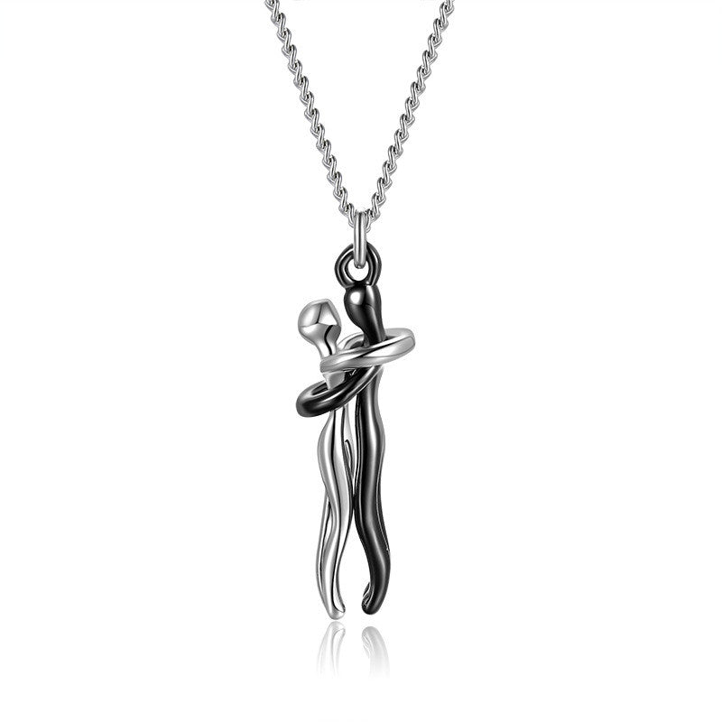 Hug Pendant Necklace: Symbol of Love and Connection