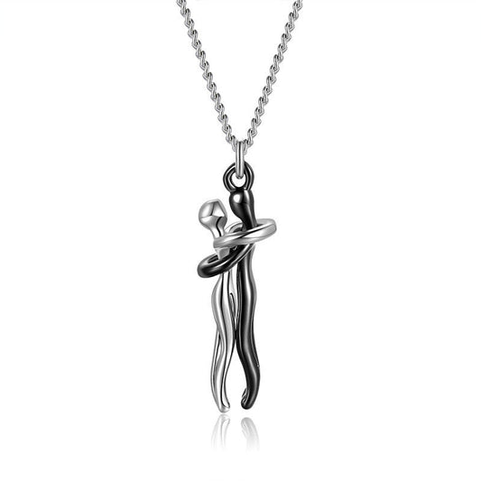 Hug Pendant Necklace: Symbol of Love and Connection