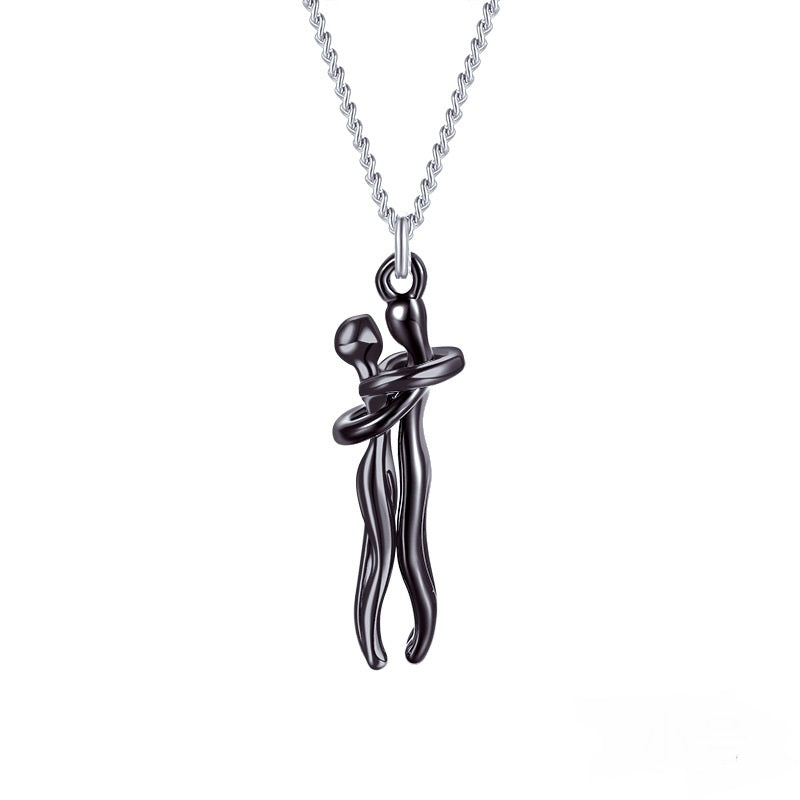Hug Pendant Necklace: Symbol of Love and Connection