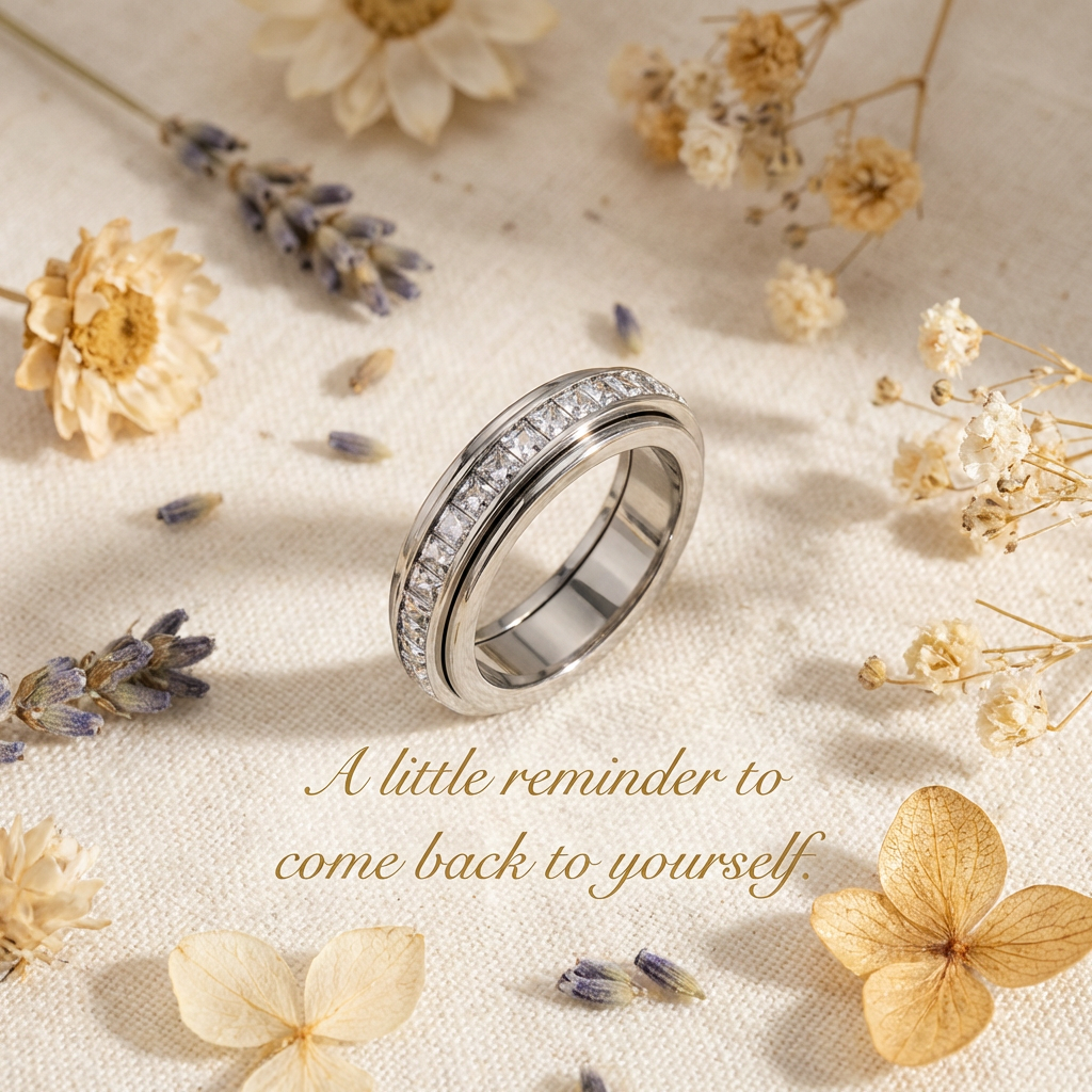 Nadine | Anti-Stress Spinner Ring for Inner Calm