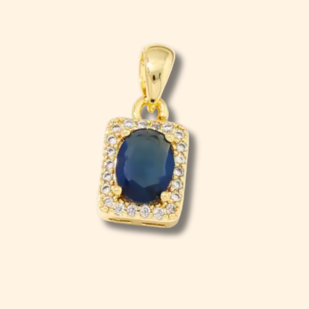 Glamorous Charms with Cubic Zirconia, Gemstones, and Enamel for Your Necklace