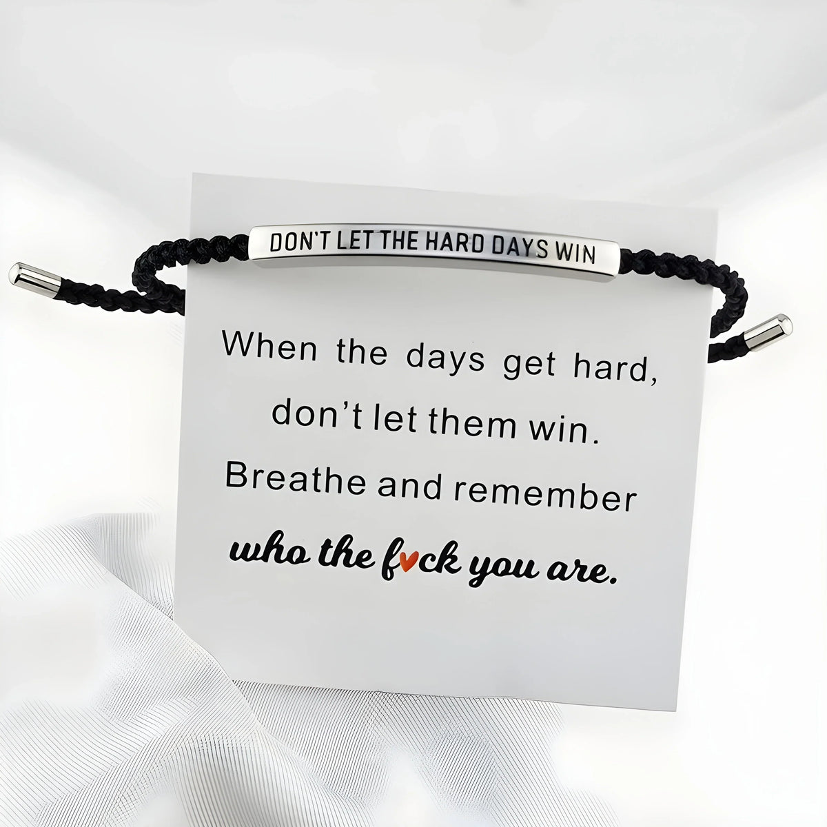 Sandra | "Don't Let The Hard Days Win" Bracelet