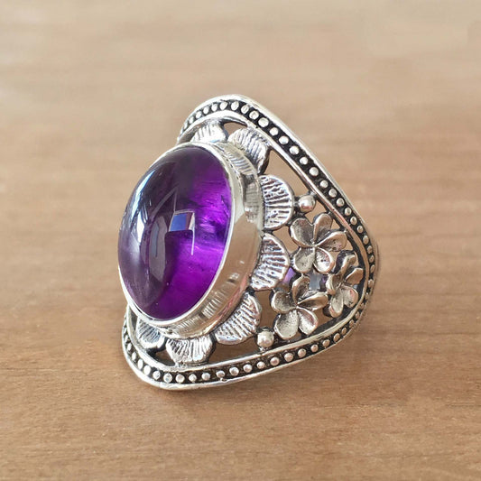 Haida Amethyst Ring