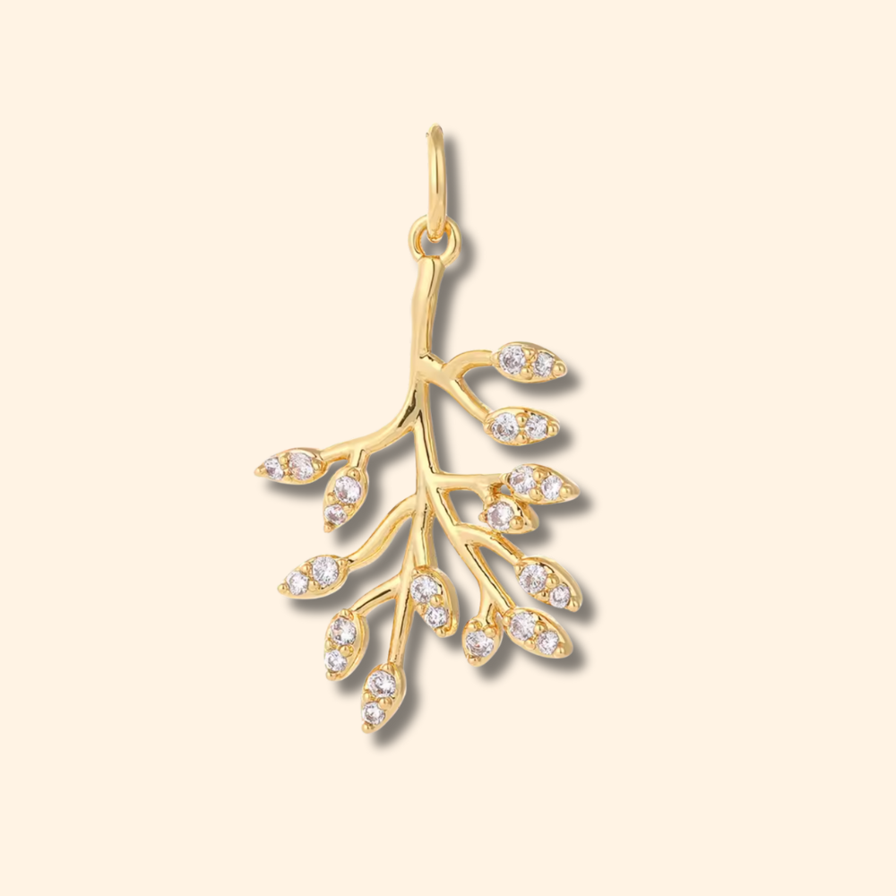 Glamorous Charms with Cubic Zirconia, Gemstones, and Enamel for Your Necklace