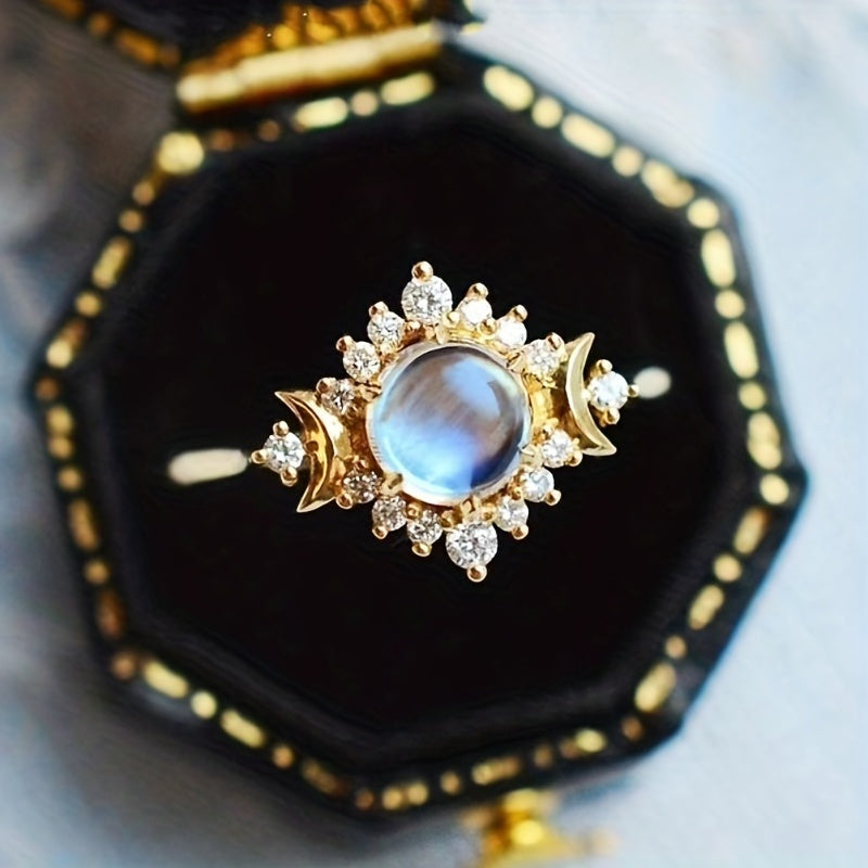 Eliza Moonstone Ring