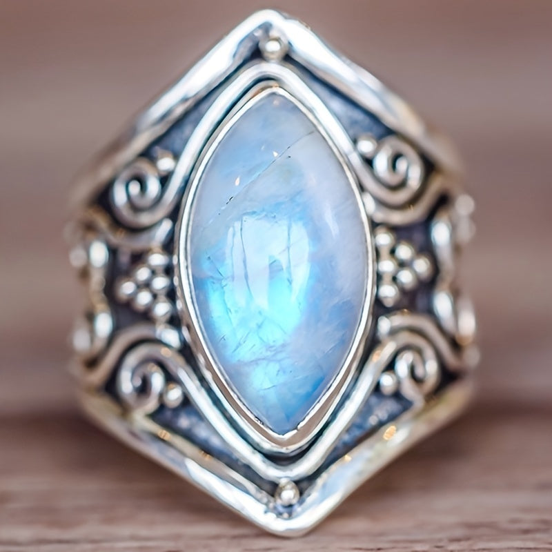 Ring with Moonstone