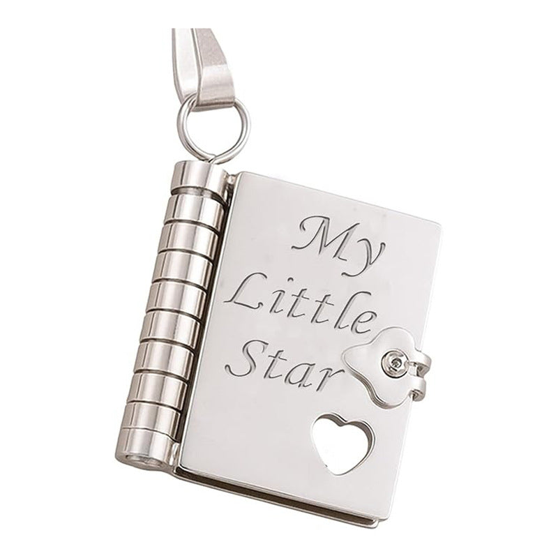 My Little Star | Book Locket Necklace "My Little Star" — For My Daughter