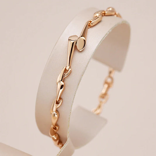 Pink link bracelet for women: elegant and simple with a modern twist