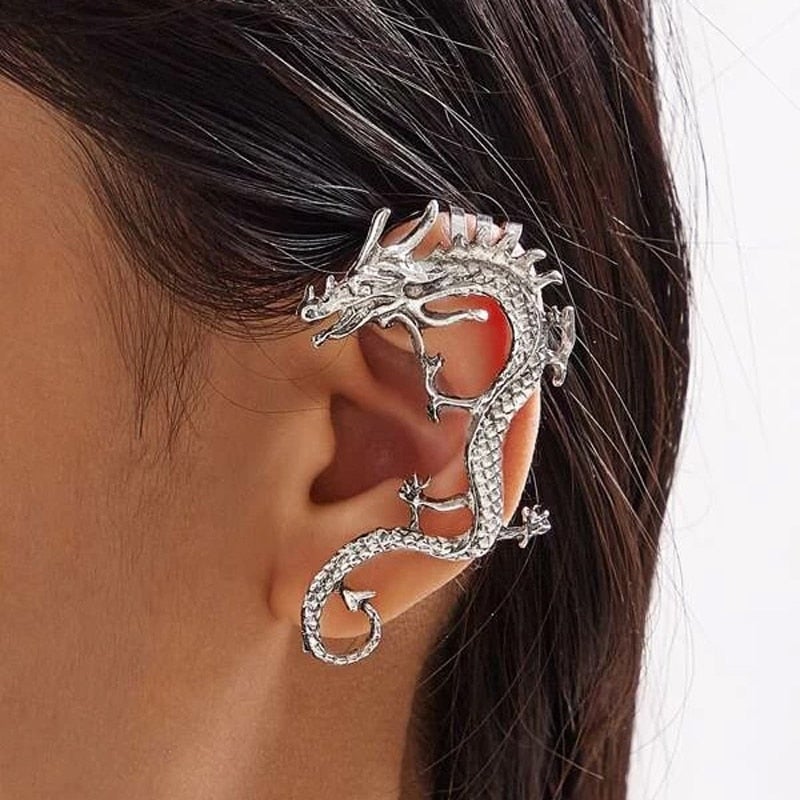 Exclusive Dragon-Shaped Ear Cuff for a Fantastic Ear Look