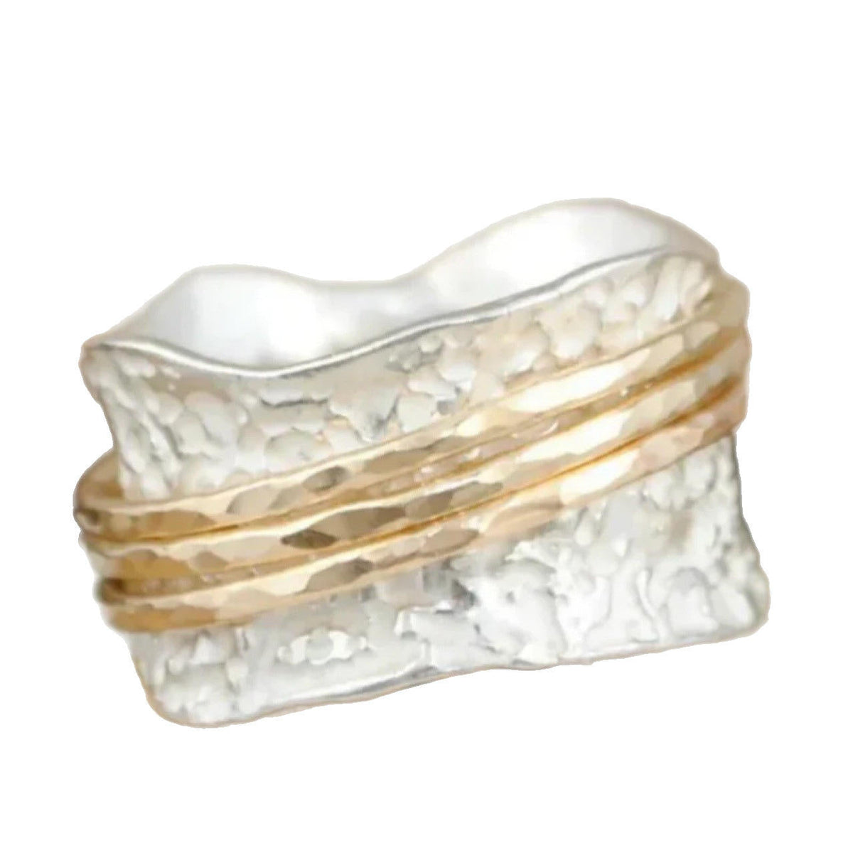 Vintage Stainless Steel Spinner Ring