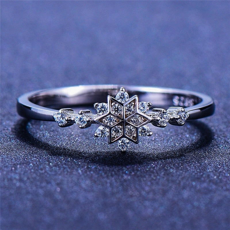 Sparkling Ring with Center Stone