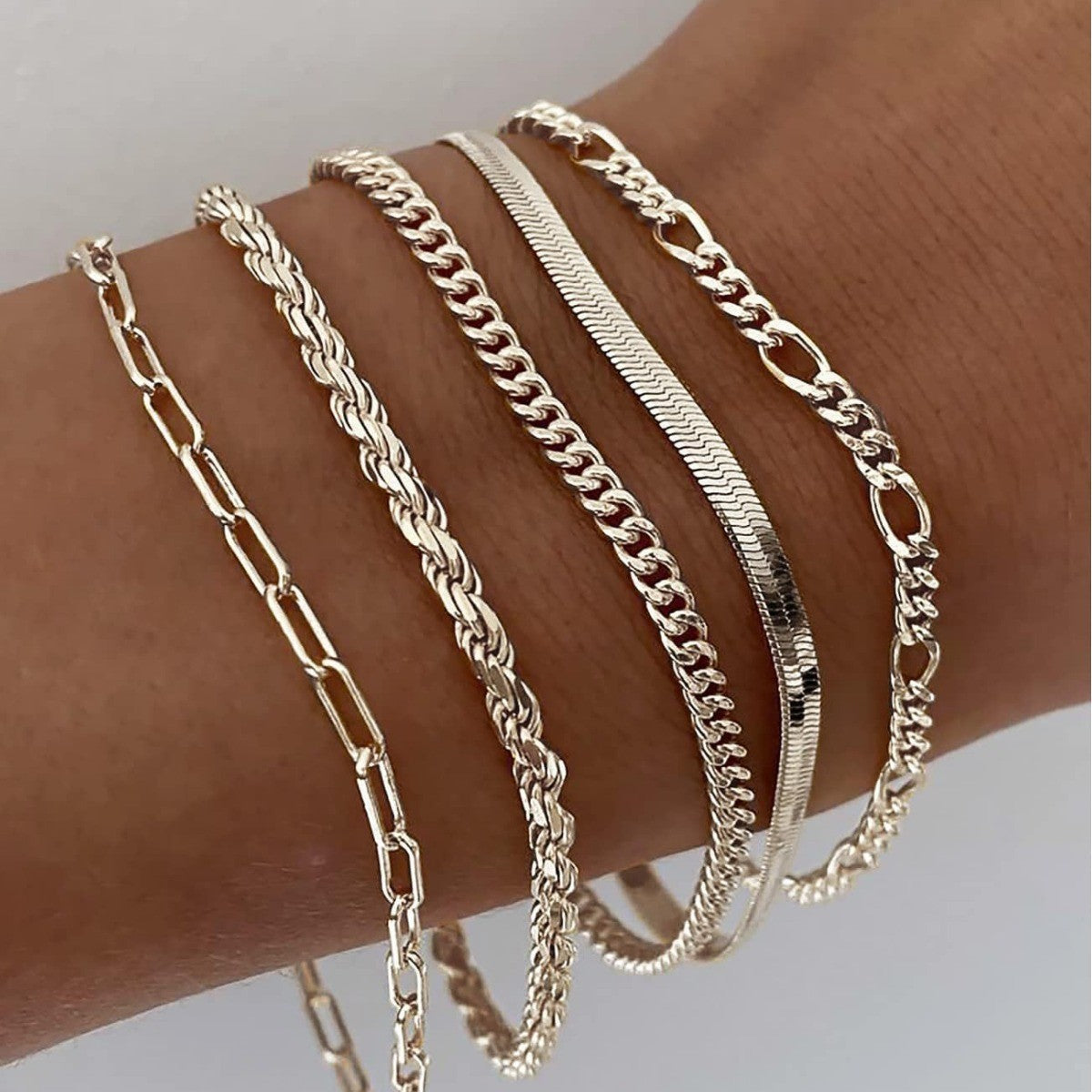 Shimmering multi-layered bracelet sets for every occasion