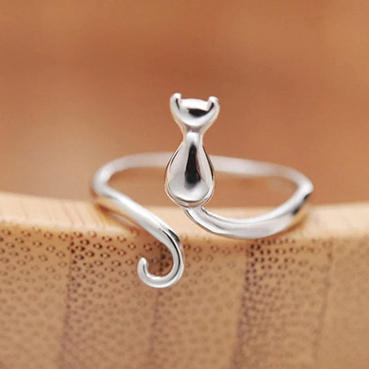 Vintage Cat Ring