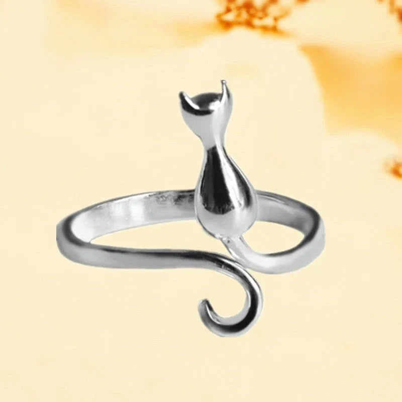 Vintage Cat Ring
