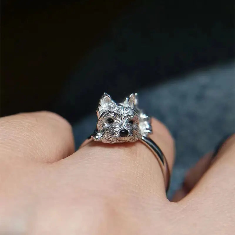 Retro-Style Dog Ring