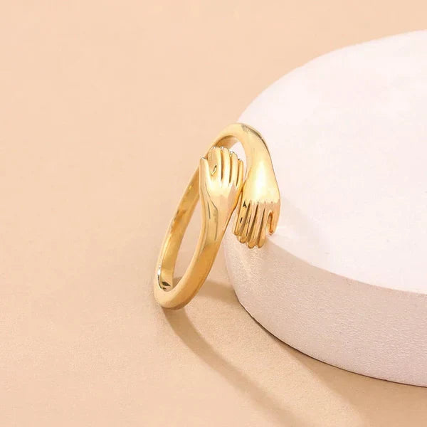 Adjustable "Eternal Hug" Ring — Stainless Steel