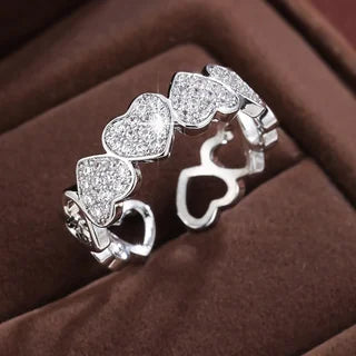 Heart Crystal Ring