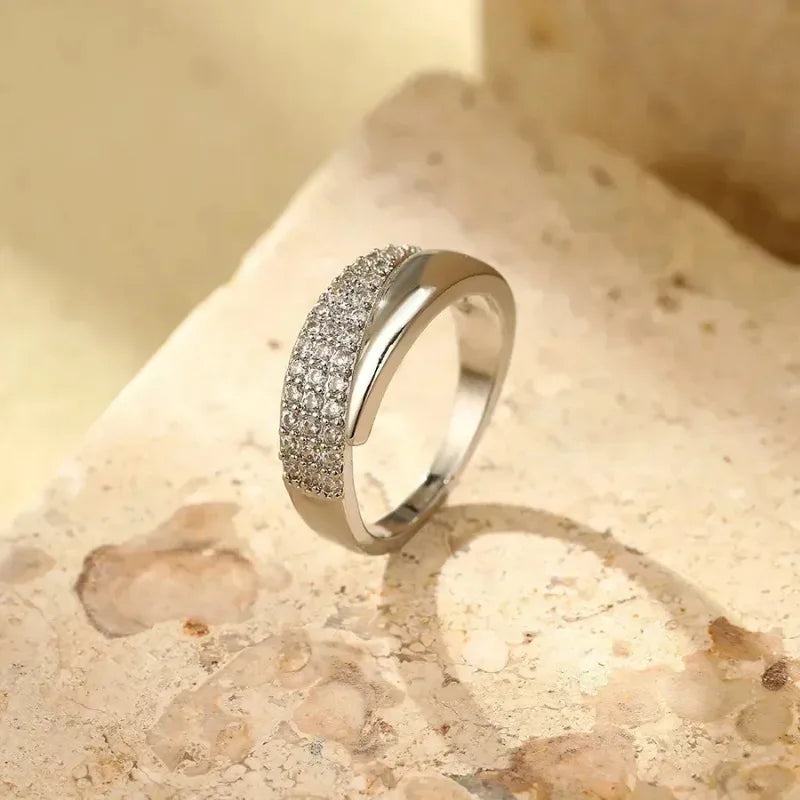 Ring with Crystal Stones