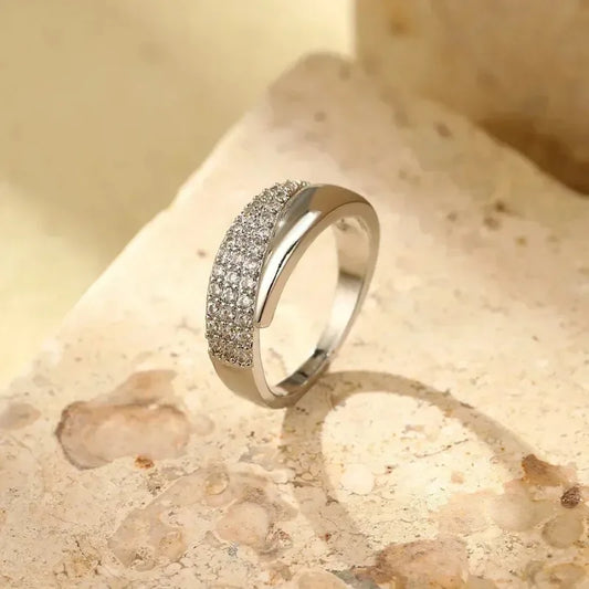 Ring with Crystal Stones