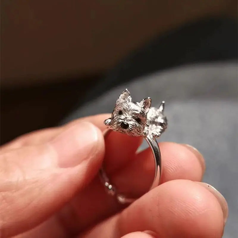 Retro-Style Dog Ring
