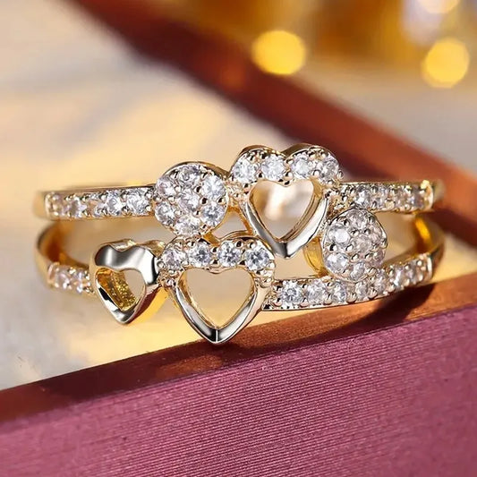 Crystal Heart Ring – Elegance That Captivates
