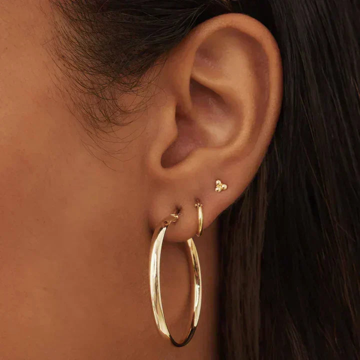 Classic hoop earrings for everyday wear