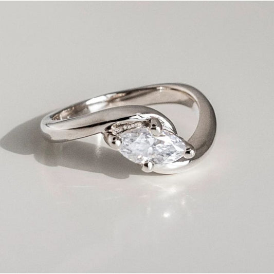 Wide Ring with Shine