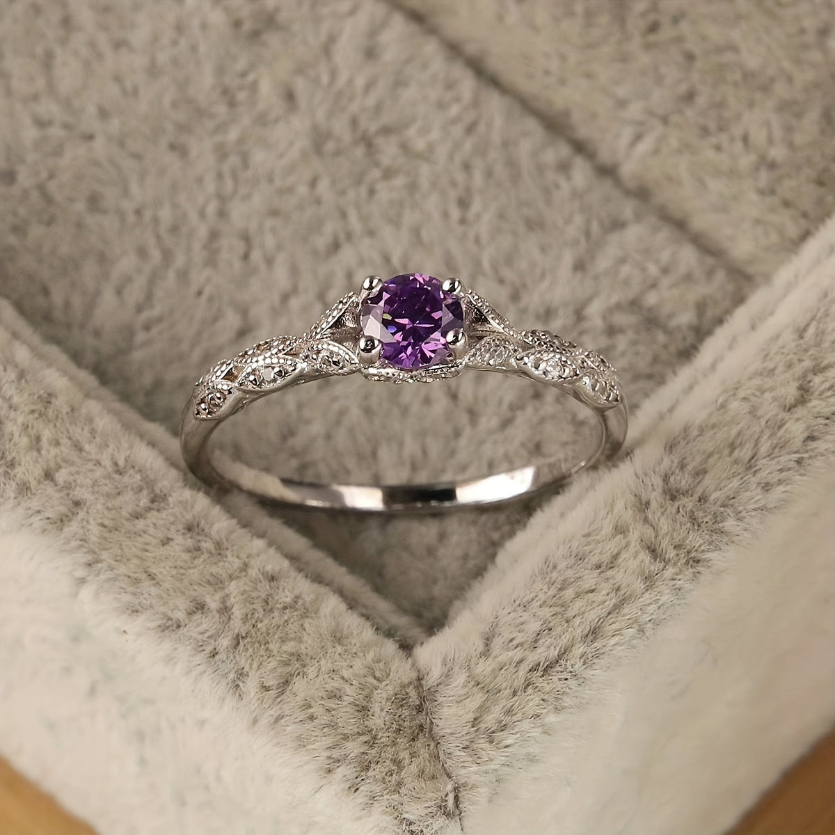 Brygida Amethyst Ring