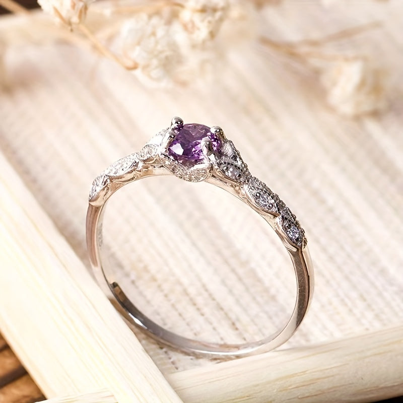 Brygida Amethyst Ring
