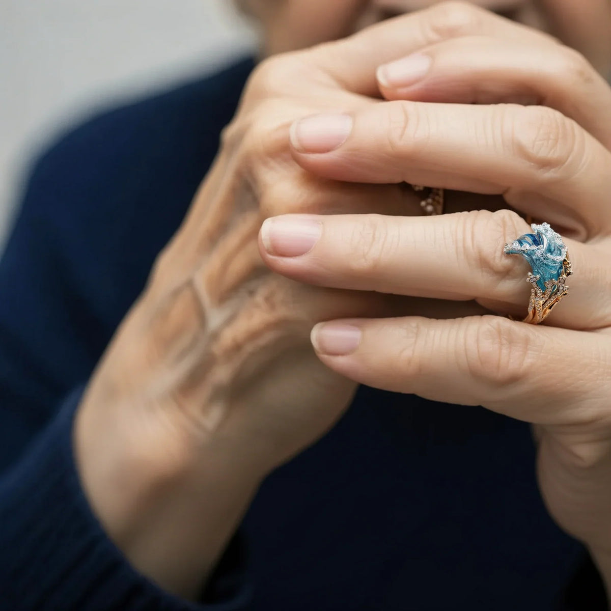 Ocean Wave Ring