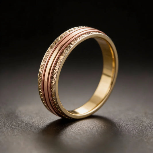 Vintage Classic Stainless Steel Ring