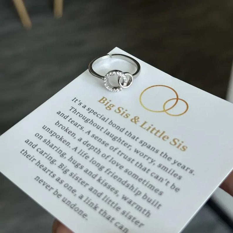 Elena | "Big Sis & Little Sis" Ring — Together Forever