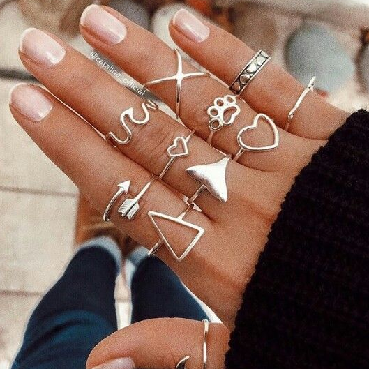 Premium Adjustable Vintage Ring Set