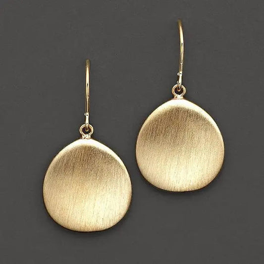 Simple frosted earrings for elegant everyday moments