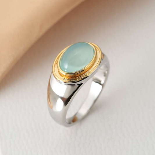 Vintage Golden Ocean Ring
