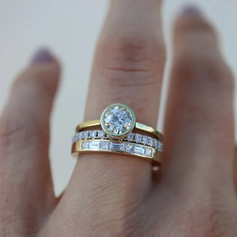 Sparkling Vintage Stackable Ring Set