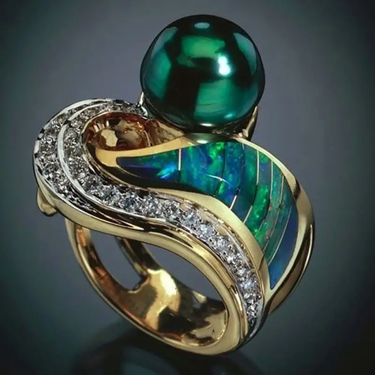 Vintage Pearl Nest Ring