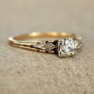 Delicate Vintage Ring with Cubic Zirconia