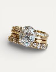 Vintage Ring Set with Sparkling Cubic Zirconia
